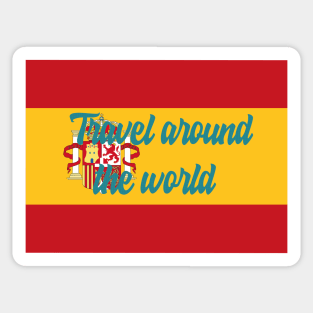 Travel Around the World - Spain Sticker